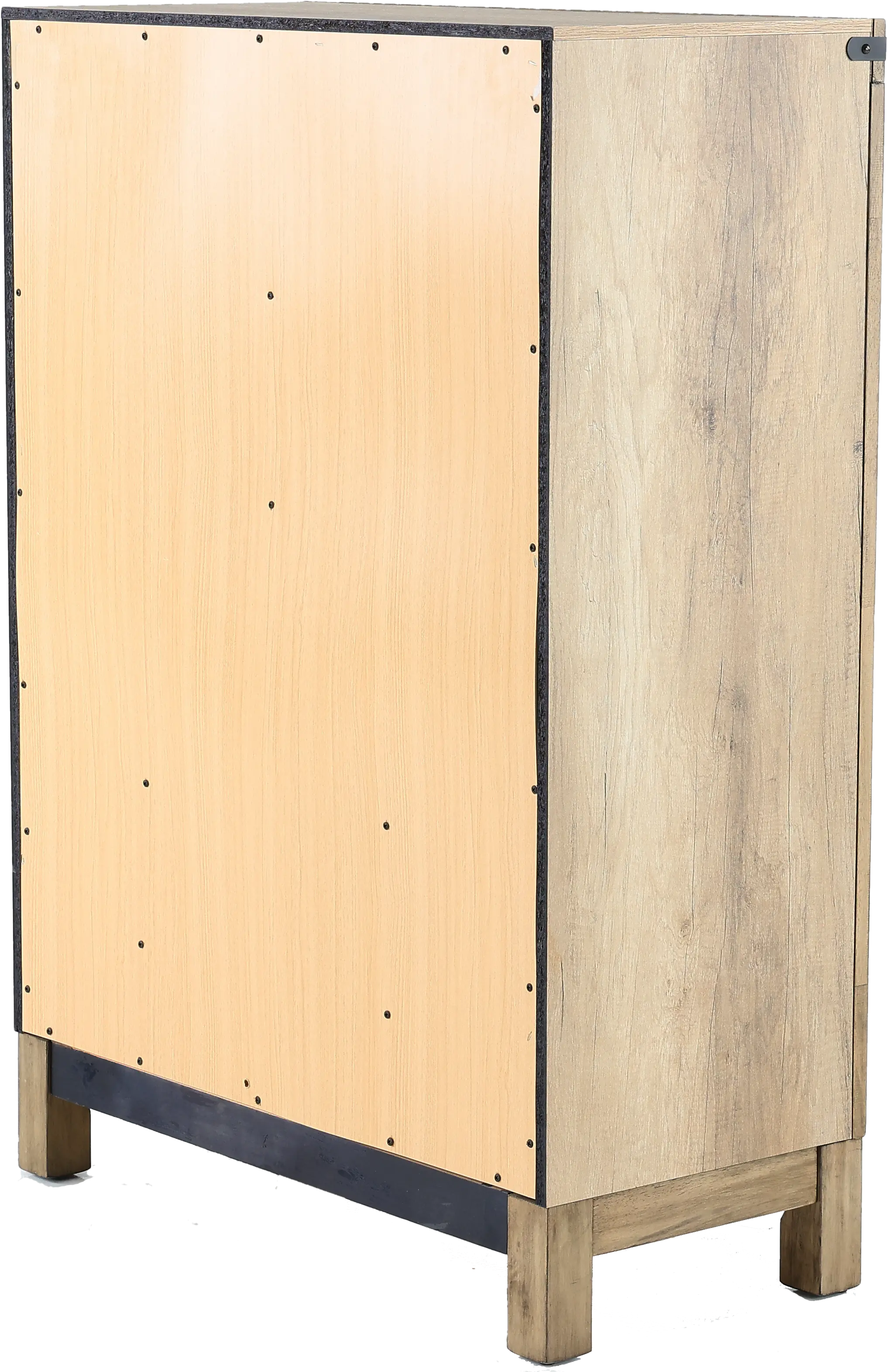 Matteo Rustic Contemporary Antiqued White Chest of Drawers-5