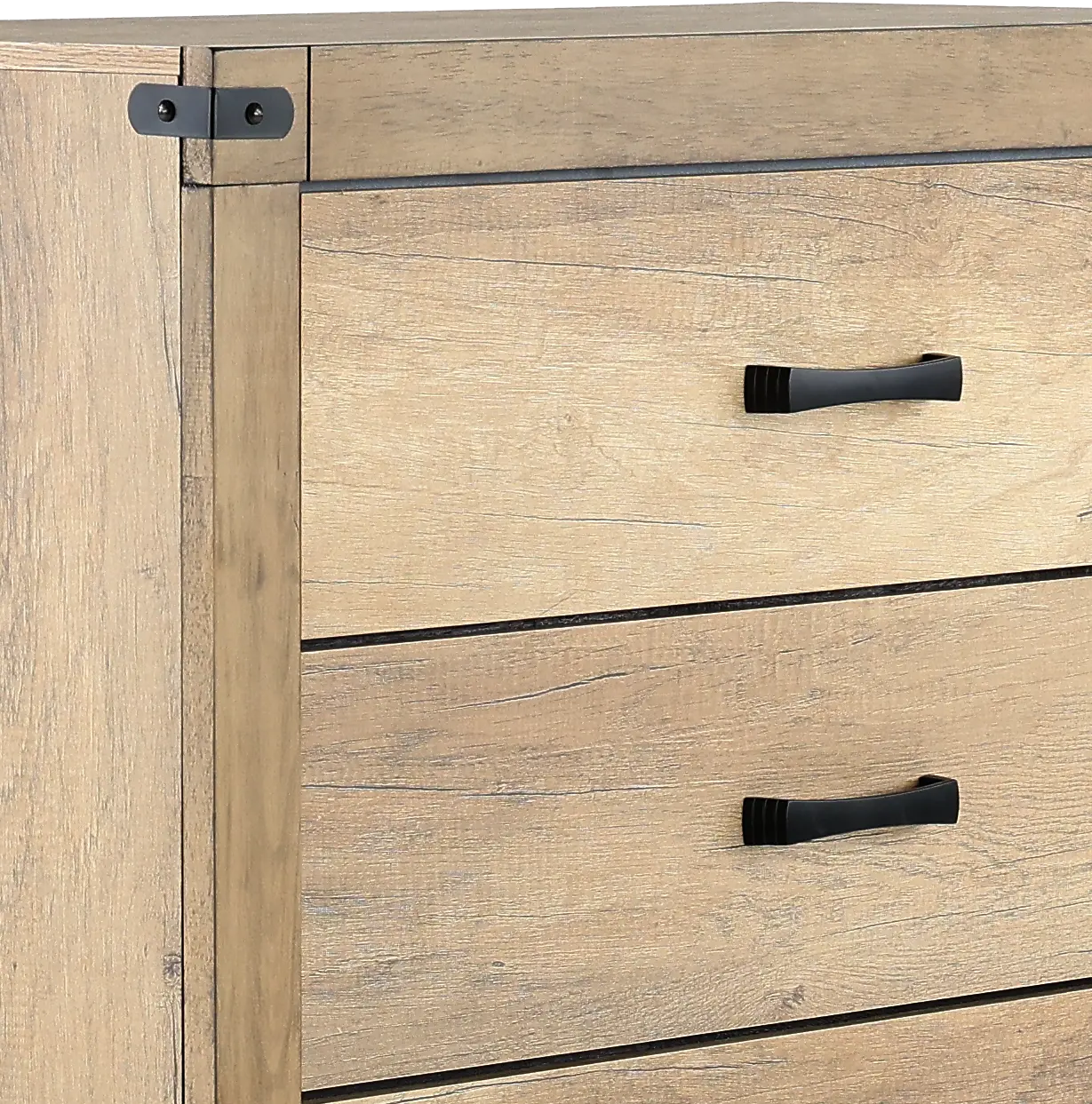 Matteo Rustic Contemporary Antiqued White Chest of Drawers-2