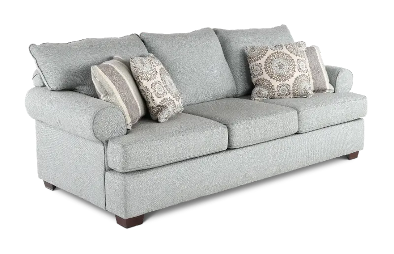 Alison Mist Blue Sofa