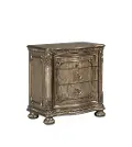 Seville Platinum Gold Nightstand