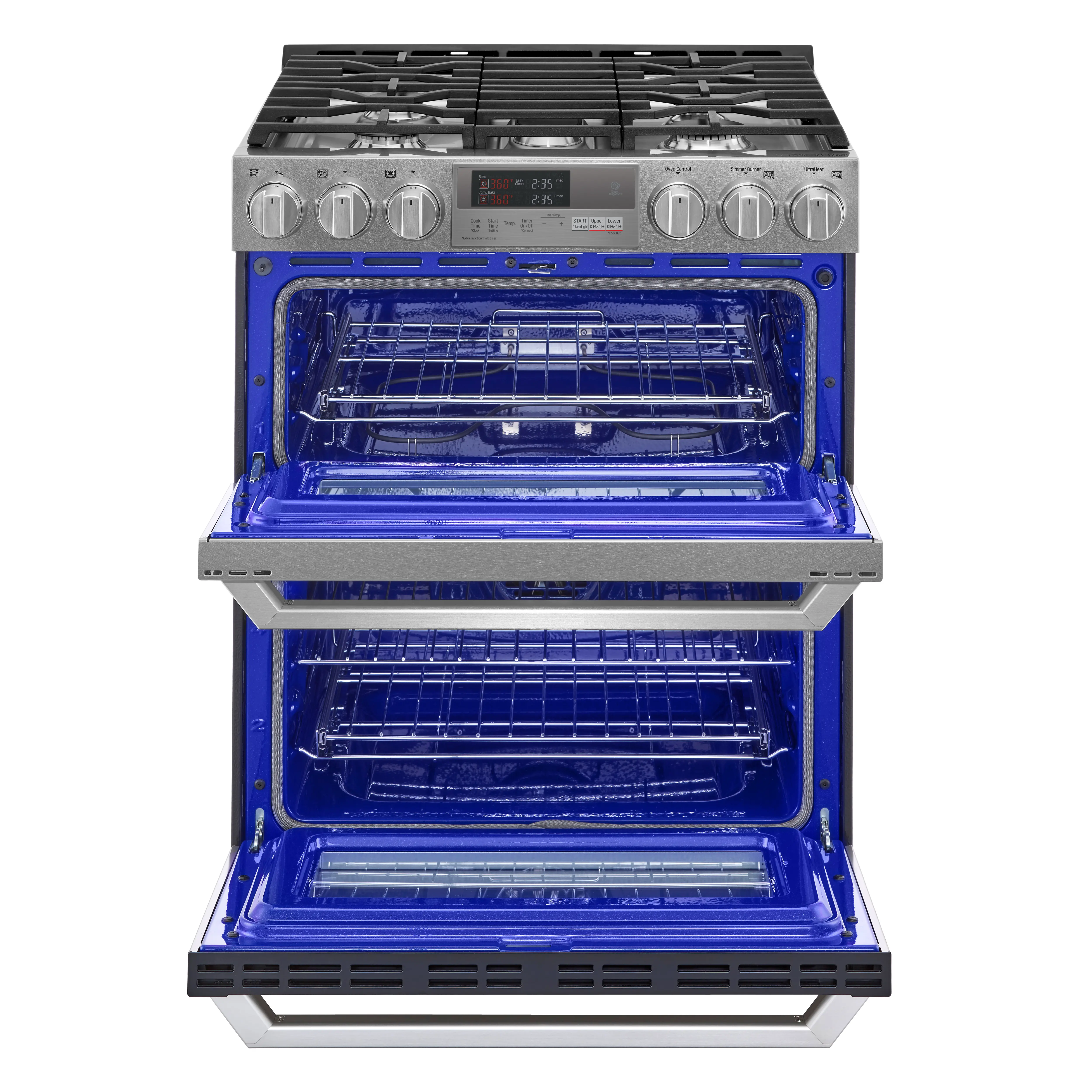 LUTD4919SN LG SIGNATURE 7.3 cu ft Dual Fuel Double Oven Range - Stainless Steel-2