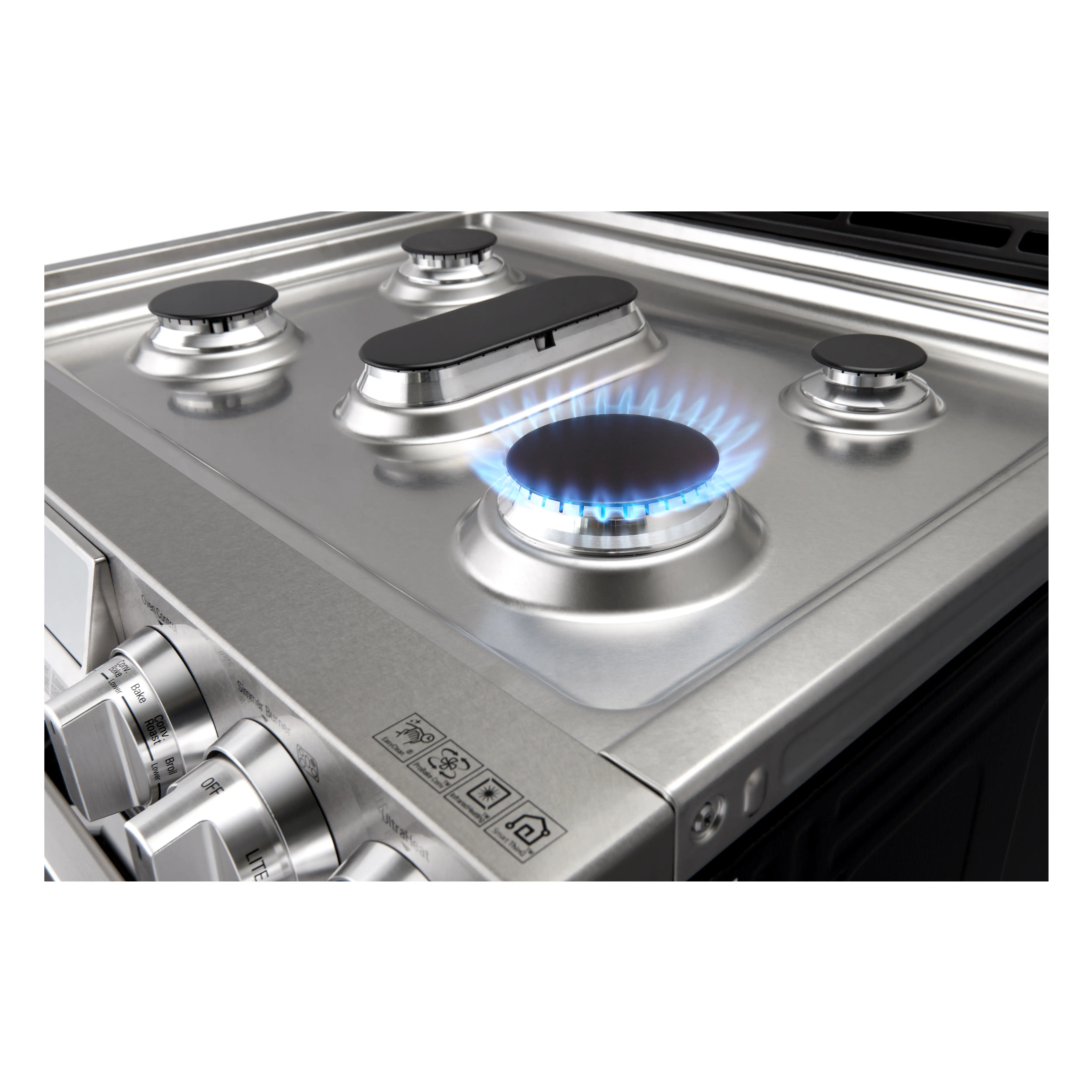 LUTD4919SN LG SIGNATURE 7.3 cu ft Dual Fuel Double Oven Range - Stainless Steel-3
