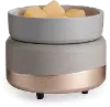 Gray and Gold 2-in-1 Fragrance Warmer