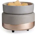 Gray and Gold 2-in-1 Fragrance Warmer