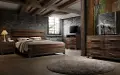Forge Rustic Brown 4 Piece King Bedroom Set