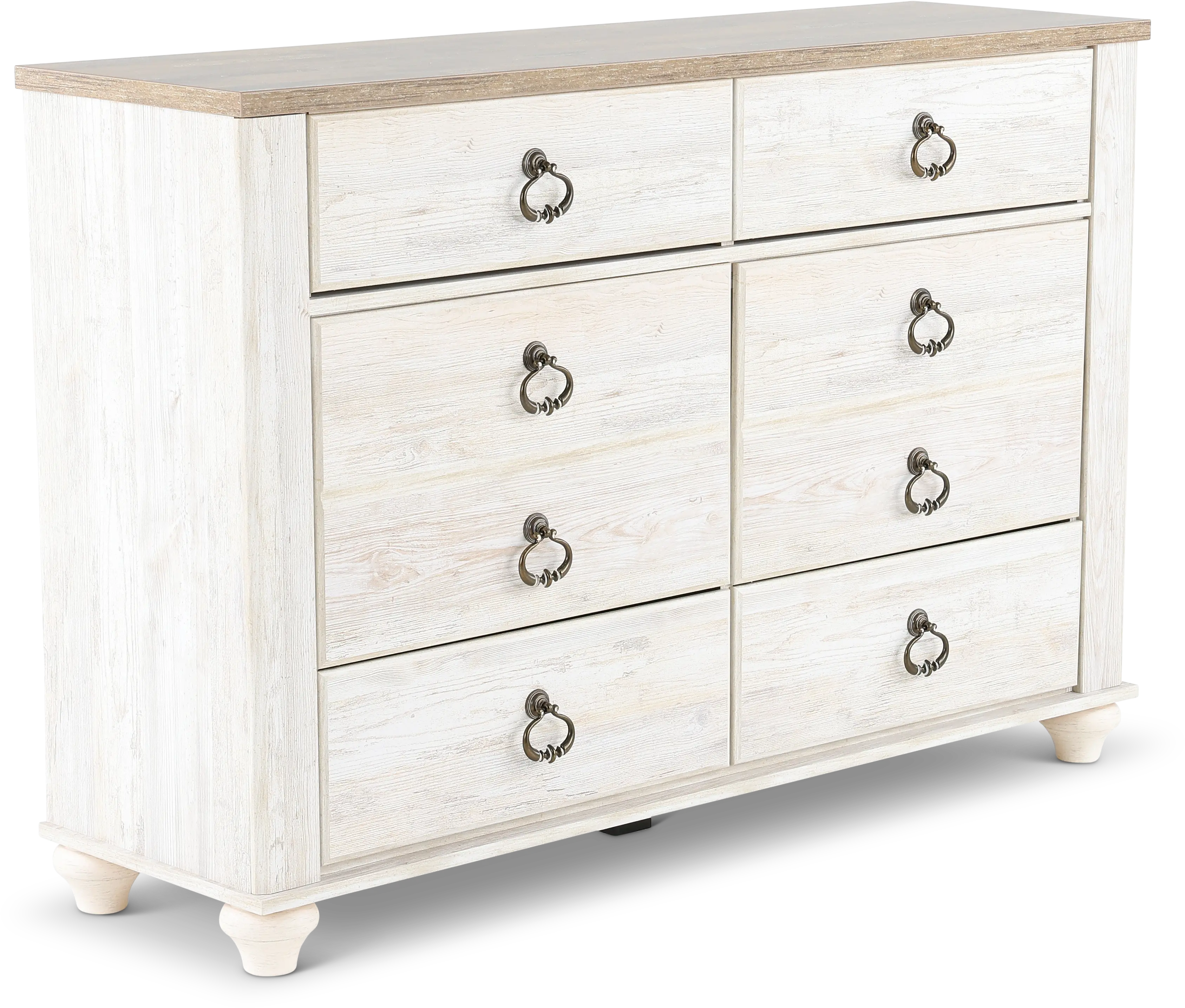 Millhaven Whitewash Dresser-2