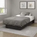 10435 Libra Gray Oak Twin Platform Bed - South Shore