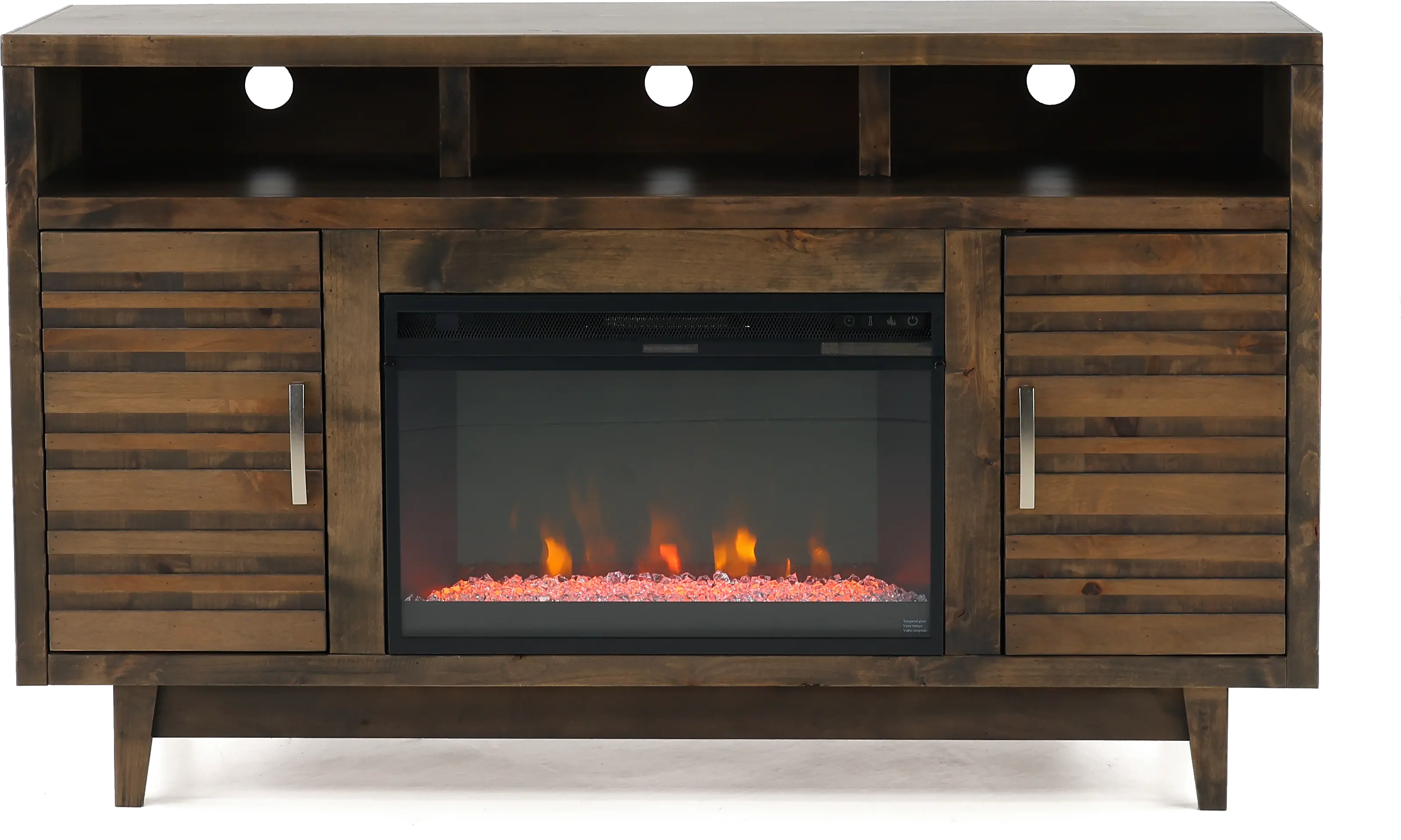 Avondale Brown 61 Fireplace TV Stand-1