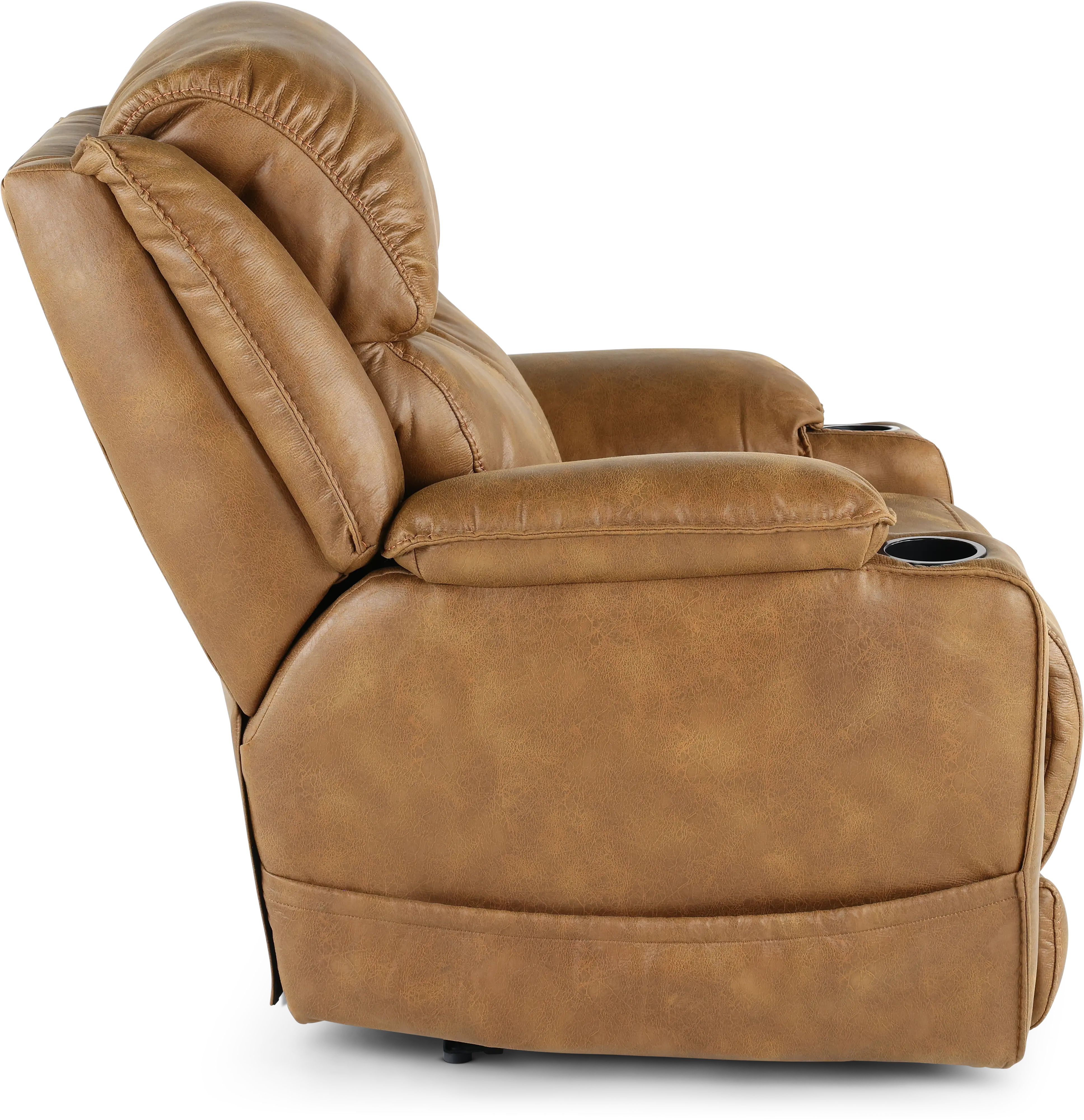Starship Saddle Brown Power Recliner-6