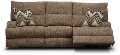 Brindle Brown Power Reclining Sofa