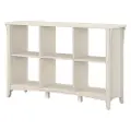 SAB148AW-03 Salinas Antique White 6-Cube Organizer - Bush Furniture