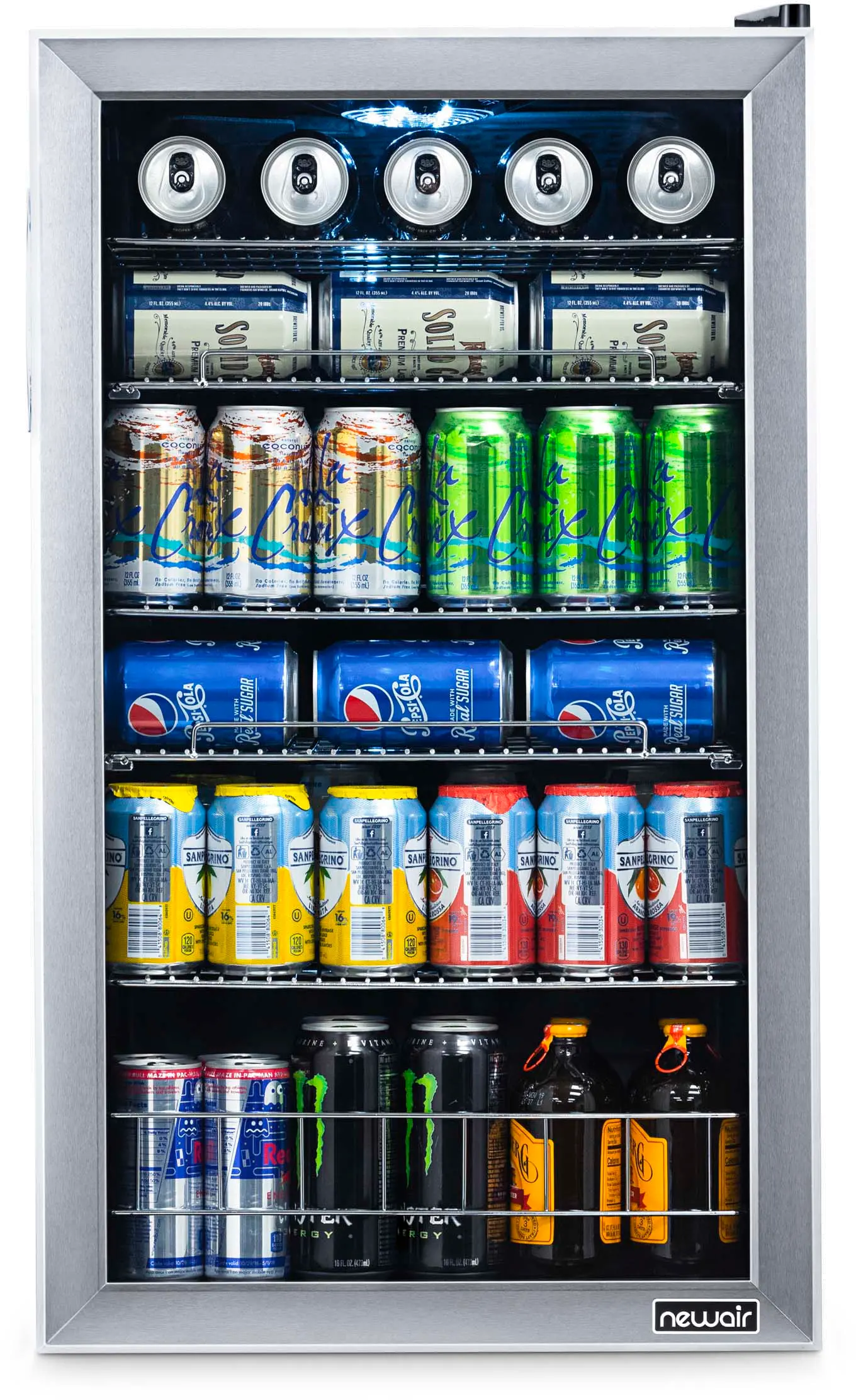 AB-1200 Stainless Steel 126 Can Beverage Cooler-3