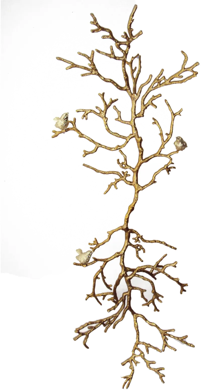 Branch Wall Decor with Perched Birds