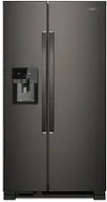 WRS321SDHV Whirlpool 21.4 cu ft Side by Side Refrigerator - 33 W Black Stainless Steel