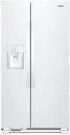 WRS321SDHW Whirlpool 21.4 cu ft Side by Side Refrigerator - 33 W White