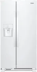 WRS321SDHW Whirlpool 21.4 cu ft Side by Side Refrigerator - 33 W White