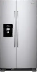 WRS325SDHZ Whirlpool 24.55 cu ft Side by Side Refrigerator - Stainless Steel