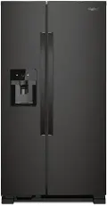 WRS325SDHB Whirlpool 24.55 cu ft Side by Side Refrigerator - Black