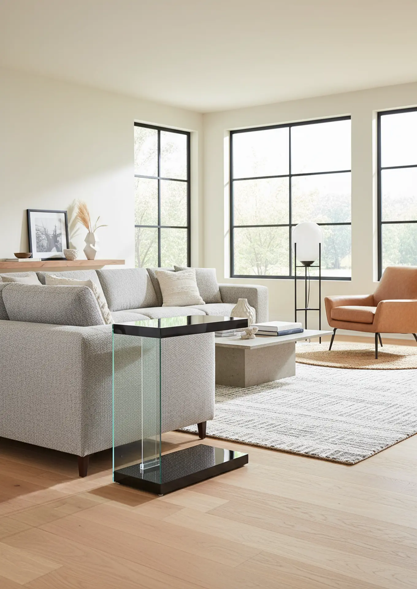 Elaina Black Side Table-2