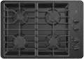JGP3030DLBB GE 30 Inch Gas Cooktop with 4 Burners - Black