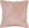 Blush Pink Lapis Bliss Velvet Throw Pillow