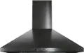 JVW5301BJTS GE 30 Inch Pyramid Chimney Hood - Black Stainless Steel