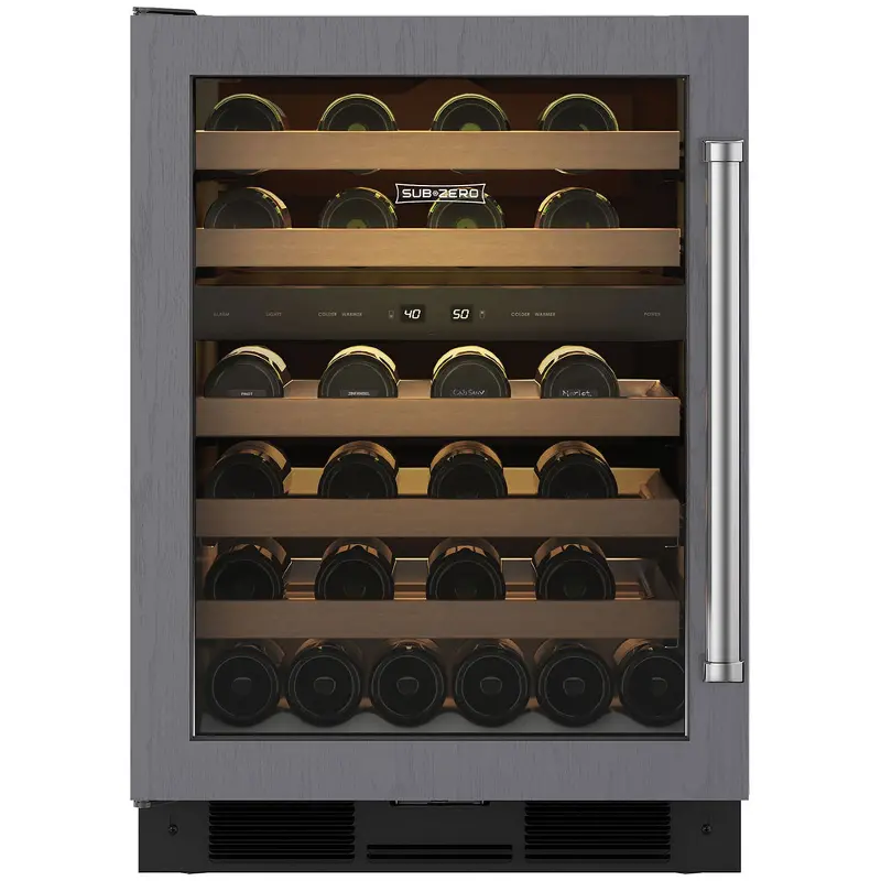 Sub-Zero Under Counter Wine Cooler - Panel Ready, Left Hinge