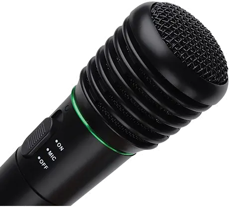 SC-902/BLACK 2 in 1 Wireless/Wired Professional Microphone-2