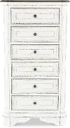 244-BR43 Magnolia Manor Antique White Lingerie Chest