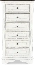 244-BR43 Magnolia Manor Antique White Lingerie Chest