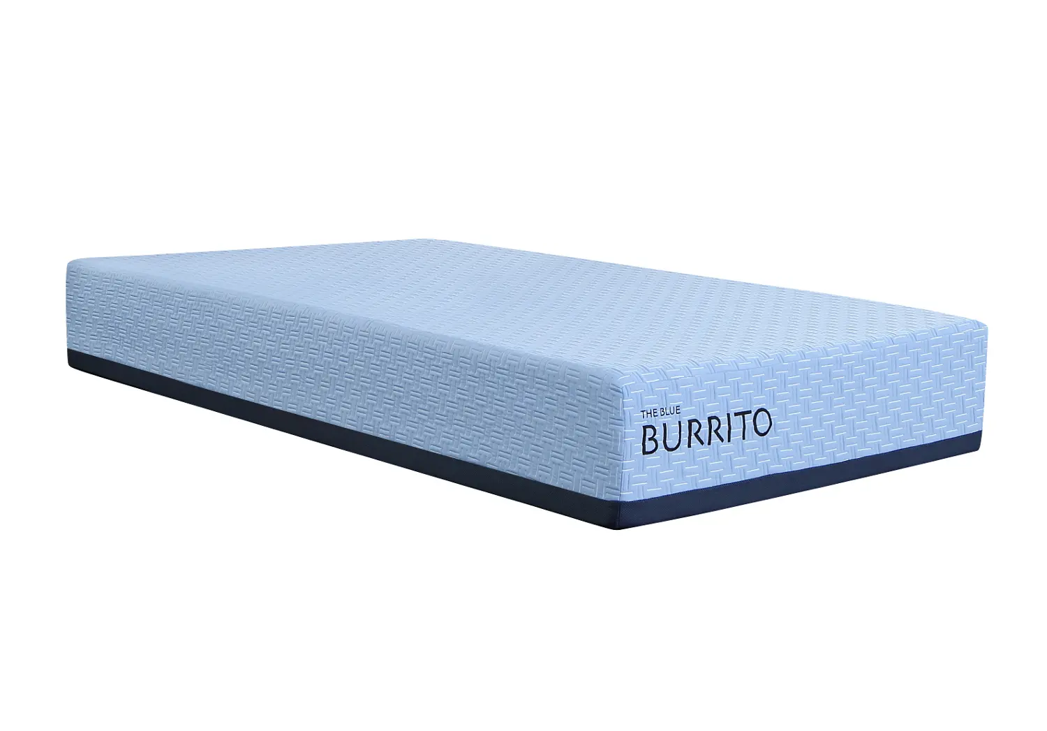 AF-BBMF-011TW Blue Burrito Visco Gel Memory Foam Twin Mattress-1