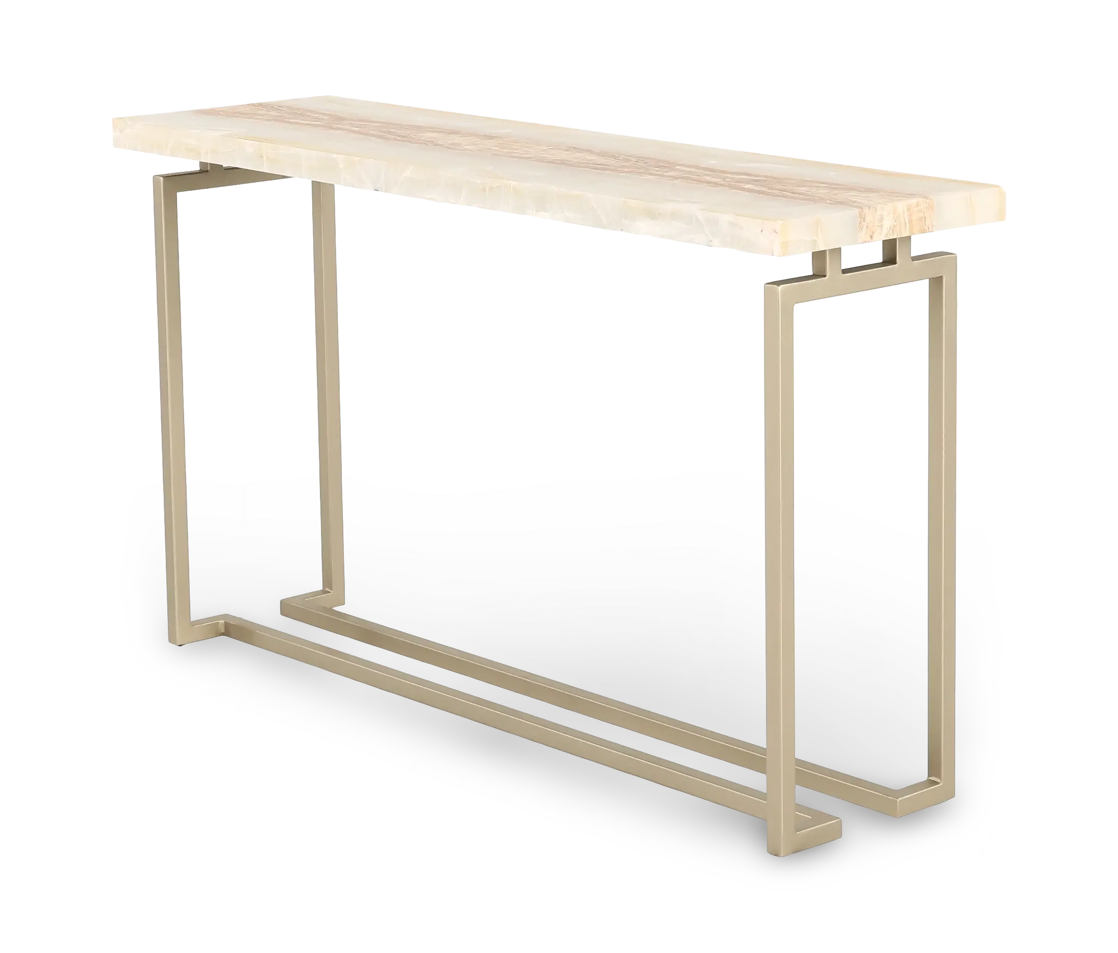 Spectrum Onyx and Gold Console Table-5