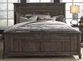 823/PANELBED5/0 Artisan Prairie Aged Oak Queen Bed