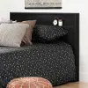 11290 Modern Farmhouse Black Full-Queen Headboard - South Shore