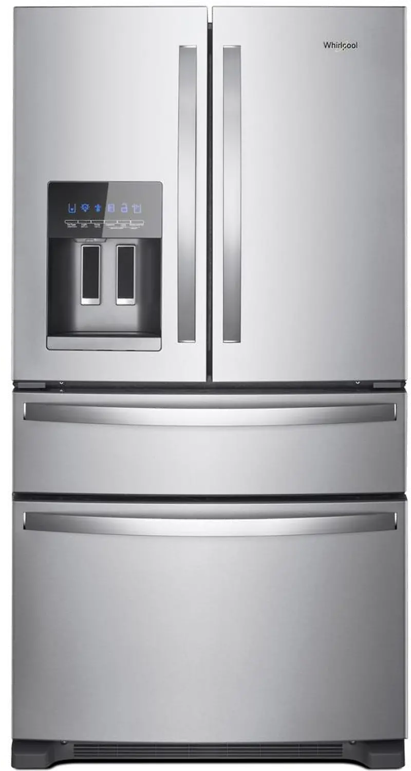 Whirlpool 24.5 cu ft 4 Door Refrigerator - Stainless Steel