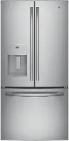 GYE18JSLSS GE French Door Refrigerator - 33 Inch Stainless Steel Counter-Depth