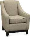 Mariko Fog Gray and Cream Club Chair
