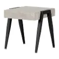 11416 City Life Gray and Black End Table