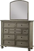 Barnwell Gray Tall Dresser