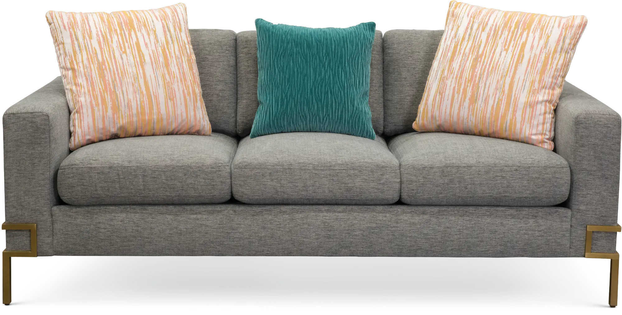 Contemporary Modern Gray Sofa - Quentin-1