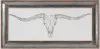 Skull Mount Print Framed Wall Art