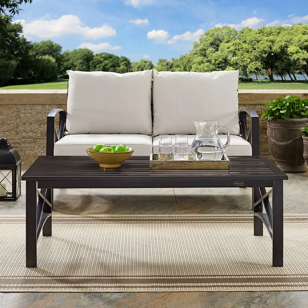 CO6207-BZ Kaplan Patio Coffee Table-1