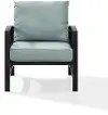 KO60007BZ-MI Kaplan Blue Patio Armchair