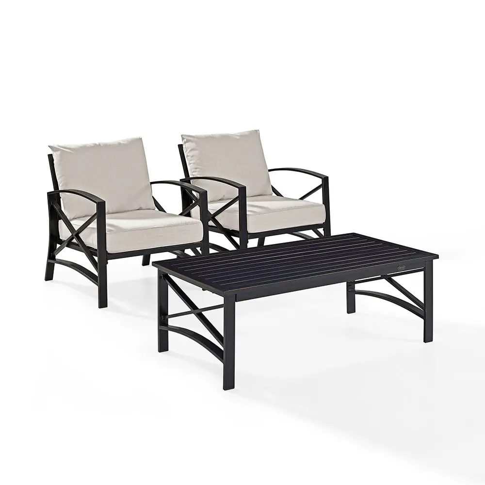 KO60012BZ-OL Kaplan 3 Piece Beige Patio Armchair Set-3