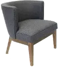 Slate Gray Oversized Accent Chair