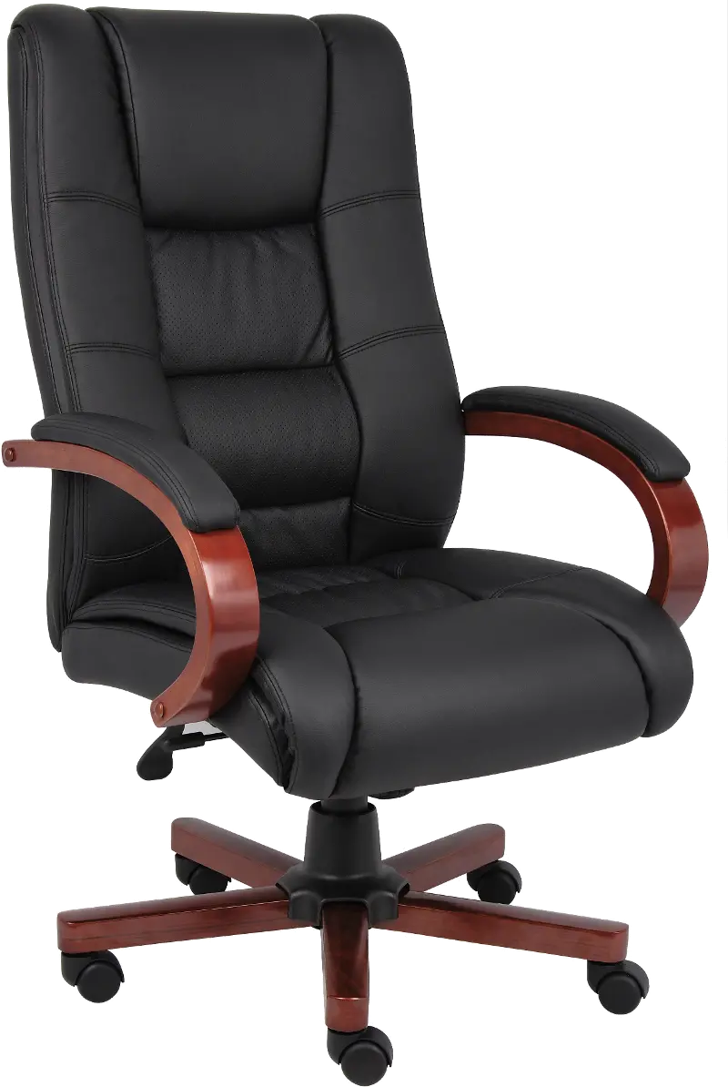 Black High-Back Executive Office Chair