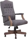 Gray High-Back Executive Swivel Chair
