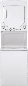 GUD24ESSMWW GE Spacemaker  Washer and Electric Dryer Pair - White