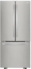 LFCS22520S LG 21.8 cu ft French Door Refrigerator - 30 W Stainless Steel