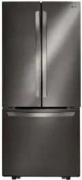 LFCS22520D LG 21.8 cu ft French Door Refrigerator - 30 W Black Stainless Steel